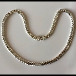 9mmx26in Sterling Silver Miami Cuban Link Chain